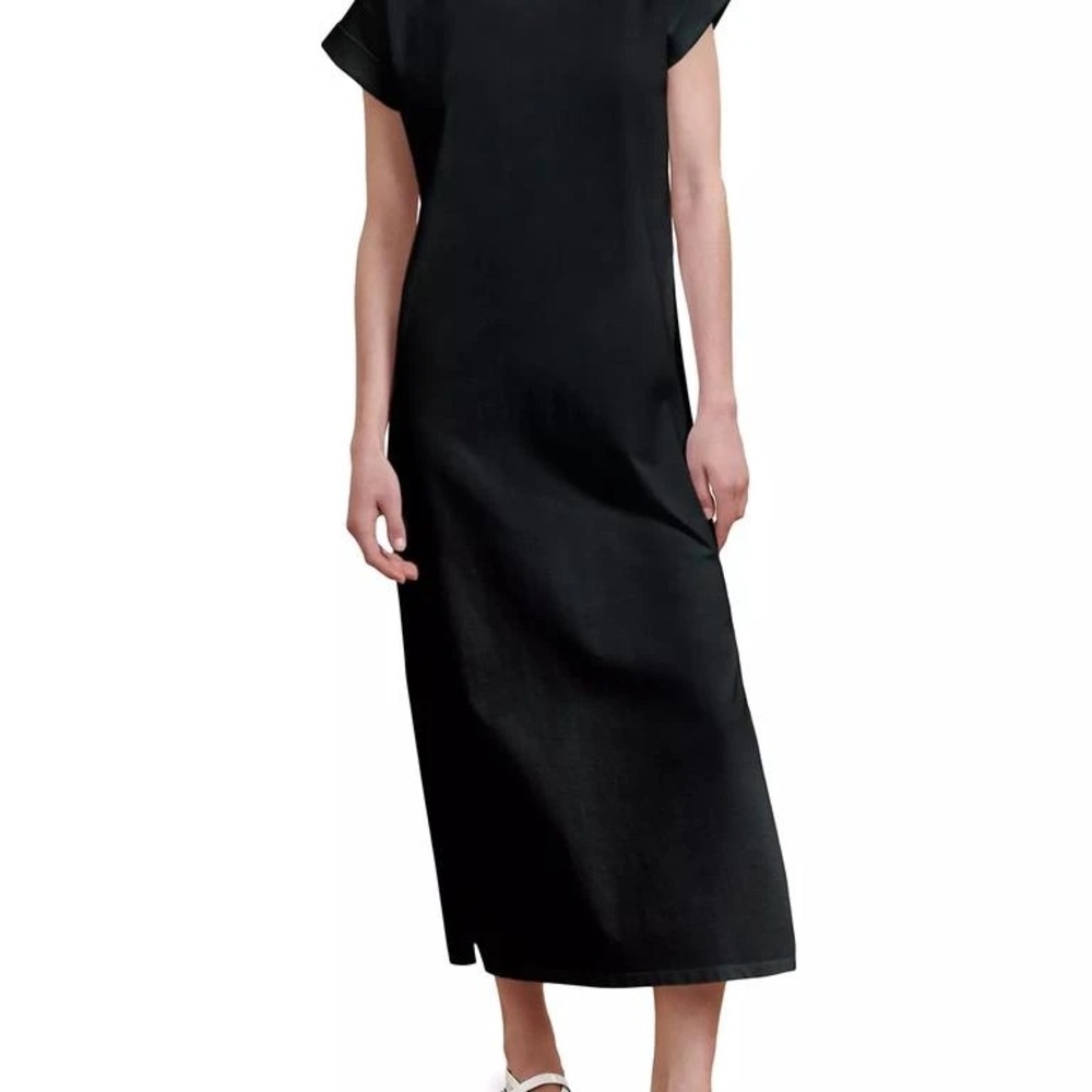 NWT La Ligne Classic Black Maxi Dress